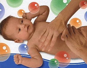 Массаж для новорожденных и деток 2 месяцев